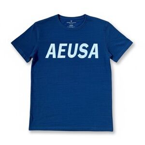 American Eagle 🦅 Men’s T Shirt Blue Short Sleeve Size S